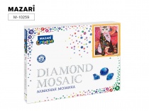 Алмазная мозаика 40х50см СКАЗОЧНЫЙ КОТ 1 частичн выкладка картон упак Mazari M-10259/Китай