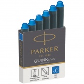 Картриджи чернильные синие 6шт Parker Cartridge Quink Mini/Франция/