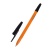 Ручка шариковая черная 0,7мм корп оранжевый 5449274 Calligrata/100/Китай