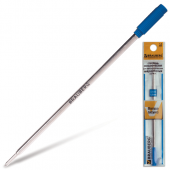 Стержень для автоматической ручки 115мм 1мм синий BRAUBERG (тип CROSS), металл 170201/20/Китай