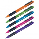 Ручка шариковая автоматическая Berlingo Multicolor 4цв 0,7мм ассорти CBm_07180/12/Китай
