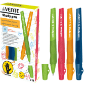 Ручка шариковая "deVENTE. Study Pen" для левшей 0,7мм синяя 5073606/12/Китай