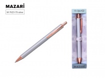Ручка подарочная Mazari TO SPARKLE-1 синяя 1.0мм метал корп серебряный M-7623-70-silver/12/Китай