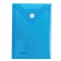 Папка-конверт на кнопке А6 Brauberg 105х148мм 180мкм синяя 227317/10/Китай