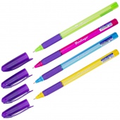 Ручка шариковая BERLINGO Triangle 110 Color  синяя, 0,7мм, грип, корпус ассорти CBp_07115/30/Китай