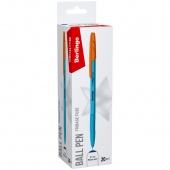 Ручка шариковая BERLINGO Tribase Fuze синяя 0,7мм цена за 20шт в упаковке CBp_70922_20/Китай