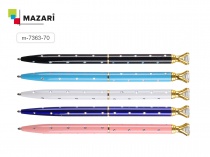 Ручка подарочная GLAMOUR синяя 0,7мм корпус металл с кристаллом M-7363-70/24/Китай