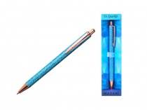 Ручка подарочная Mazari TO SPARKLE-4 синяя 1.0мм метал корп голубой M-7626-70-light blue/12/Китай