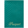 Обложка для паспорта OfficeSpace Питон кожа бирюза 254227/Россия