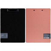 Доска планшет с зажимом А4 Berlingo Instinct пластик фламинго/черный PPf_93211/Россия