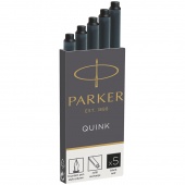 Картриджи чернильные черные 5шт Parker Cartridge Quink/Франция