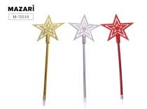 Ручка шариковая MAZARI STAR синяя 0.7мм сменный стержень 100мм M-15519/12/Китай