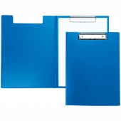 Доска-планшет А4 папкой Berlingo пластик синяя APp_04302/5/30/Китай