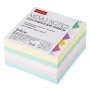 Блок бумаги для заметок Хатбер 9х9х4,5см цветной 5 цв. сменный PC_059361/18/ 