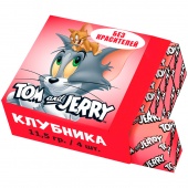 Жевательная конфета  Tom&Jerry, клубника, 11,5г