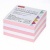 Блок бумаги для заметок Хатбер 9х9х4,5см Розовый/Белый PC_075658 