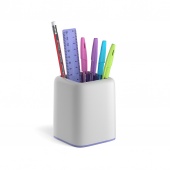 Набор настольный пластик ErichKrause® Forte Pastel белый с фиолетовой вставкой 53282/Китай