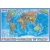 Карта "Мир" политическая Globen 1:32млн 1010*700м, интерактивная КН025/Россия