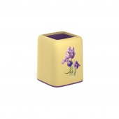 Подставка ErichKrause® Forte Iris желтая с фиолетовой вставкой 58024/1/Россия