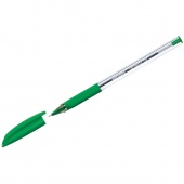 Ручка шариковая BERLINGO Triangle 110 зеленая 0,7мм, грип, корпус ассорти CBp_07113/30/Китай