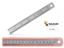 Линейка металл 15 см MAZARI M-5561/12/Китай