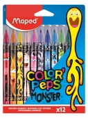 Фломастеры 12цв Maped Color Peps Monster 845400/12/Франция