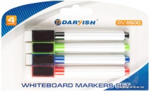 Набор маркеров для белой доски -4шт "Darvish" DV-5500/4/Китай