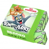 Жевательная конфета  Tom&Jerry, яблоко, 11,5г