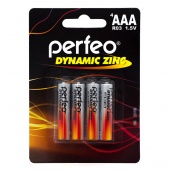 Батарейка Perfeo R03 BL4 Dynamic Zinc (120) 3PF