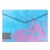 Папка конверт на кнопке А4 Berlingo Haze голубая/сиреневая с рисунком глиттер 180мкм EFG_A492/12/