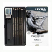 Набор угольных карандашей LYRA CHARCOAL SET 11 предметов L2051112/Италия