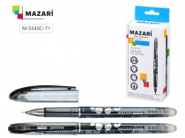 Ручка гелевая Mazari PRESTIGE со стираемыми чернилами черная 0.5мм  M-5540C-71/24/Китай