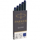 Картриджи чернильные Parker "Cartridge Quink" синие 5шт 1950403/Франция