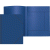 Папка с резинкой A4 "Attomex"  450мкм фактура "песок" 3 клапана синяя 3070402/Китай