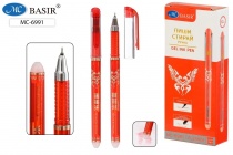 Ручка гелевая со стир чернилами "CLASSIC" 0,38mm красная МС-6991/красн/12/Китай