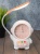 Часы-будильник со светильником «Cheerful cosmonaut» pink CD263-01/Китай