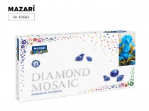 Алмазная мозаика 22х40см ИРИСЫ частичная выкладка MAZARI M-10683/Китай