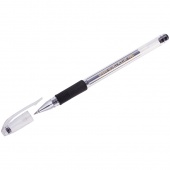 Ручка гелевая Crown "Hi-Jell Grip" черная 0,5мм грип HJR-500R/12/Корея