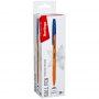 Ручка шариковая BERLINGO Tribase Orange синяя 0,7мм цена за 20шт в упаковке CBp_70910_20/Китай