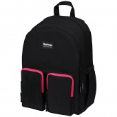 Рюкзак Berlingo Color blocks Black pink 39*28*17см 2отд 4 кармана уплотн спинка RU08098/Китай