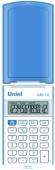 Калькулятор UNIEL UM-12B голубой 12разр. карманный/Китай