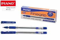 Ручка с чернилами на маслян основе "Piano Finegrip" игольч синий 0,5mm PT-111-10/10/Китай