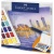 Краски акварельные 48цв Faber-Castell Watercolours кюветы + кисть Water Brush+ съемная палитра 16974