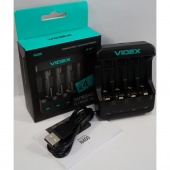 Зарядное устройство VIDEX VCH-N400 ( пустое 1-4, АА ,ААА)