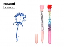 Ручка шариковая Mazari ROSE синяя 0,7мм 2диз M-7534-70/50/Китай