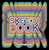 Блокнот SketchBook 40л 220х220мм -Спектр- 100г/кв.м отрывная склейка 40Б4лтAк_28253 Хатбер
