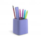 Набор настольный пластик ErichKrause® Forte Pastel фиолетовый с желтой вставкой 53281/Китай