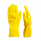 Перчатки  латексные хоз.желтые L