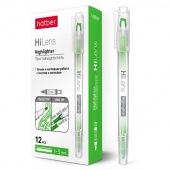 Текстмаркер Hatber зеленый двухсторон 1мм/5мм  Hi-Lens  HL_060858/12/Корея
