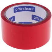 Скотч 48мм*40м красный OfficeSpace КЛ_6288/Китай